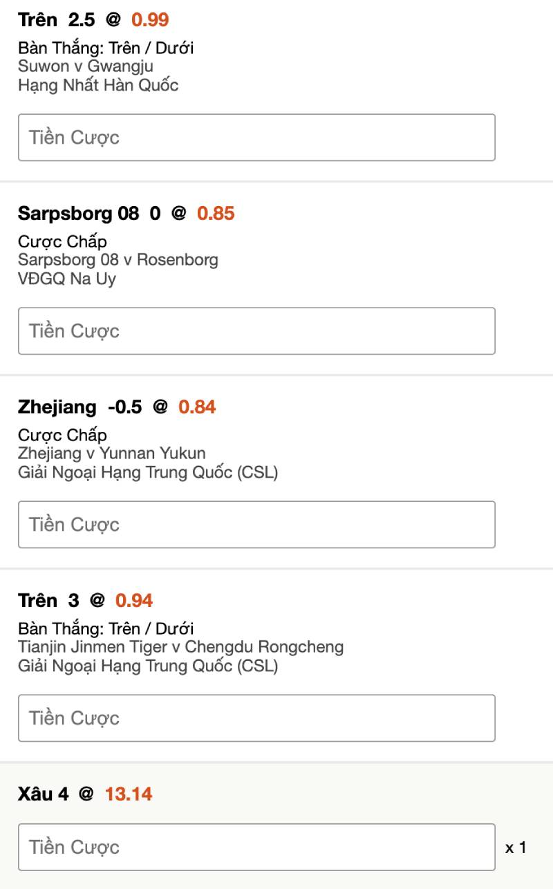 Cách tính tiền kèo xiên – Cực dễ nhưng phải nắm vững