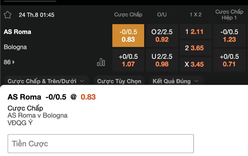 Hướng Dẫn Đặt Kèo Serie A - Kinh Nghiệm Xuống Tiền Chuẩn Từng Vòng 3 Hướng dẫn chi tiết đặt kèo Serie A cho người mới lẫn dân chơi lâu năm