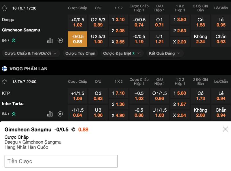 Một số lưu ý khi chơi kèo châu Á và kèo châu Âu